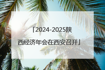 2024-2025陕西经济年会在西安召开