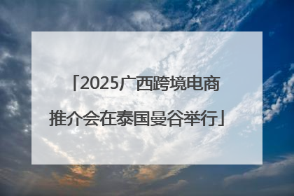 2025广西跨境电商推介会在泰国曼谷举行