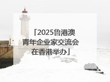 2025鲁港澳青年企业家交流会在香港举办