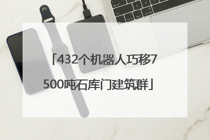 432个机器人巧移7500吨石库门建筑群