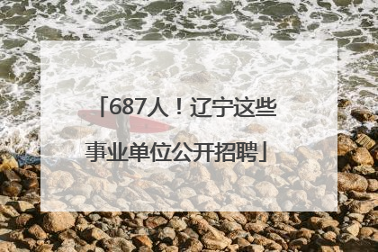 687人！辽宁这些事业单位公开招聘
